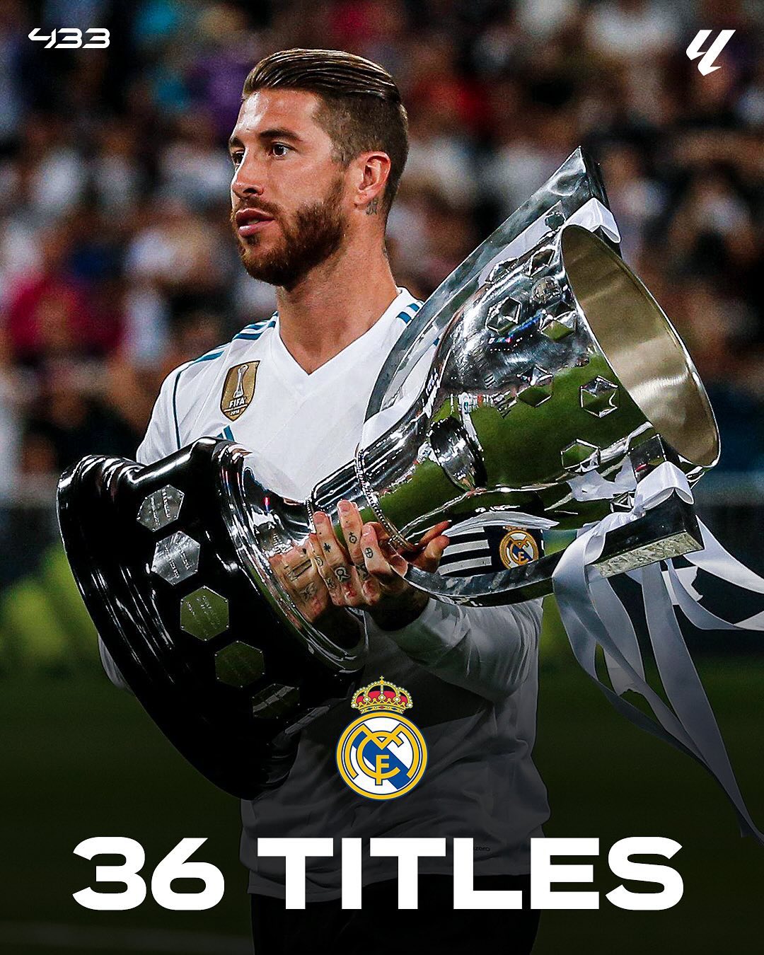 “西甲的明星站台，期待明年欧冠的荣誉！”